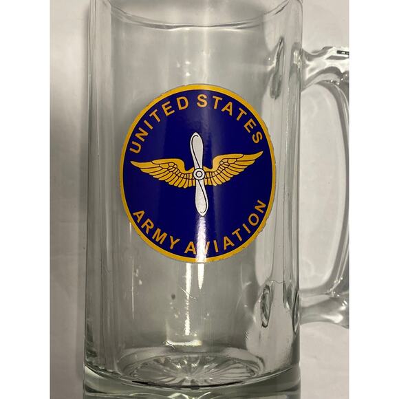 United States Army Aviation Beer Mug, 7 inches Tall, Sturdy, USA, Flight - Picture 2 of 7